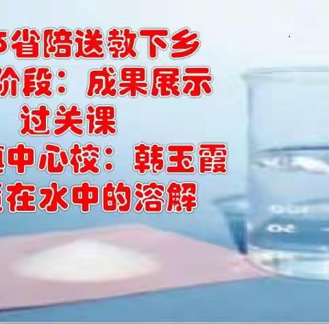 东海镇中心校  省陪  科学 成果展示：韩玉霞