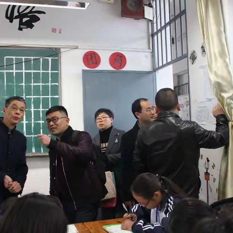 省教育厅教研室来安仁中学工作调研