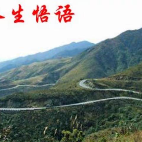 人生悟语       ------建华