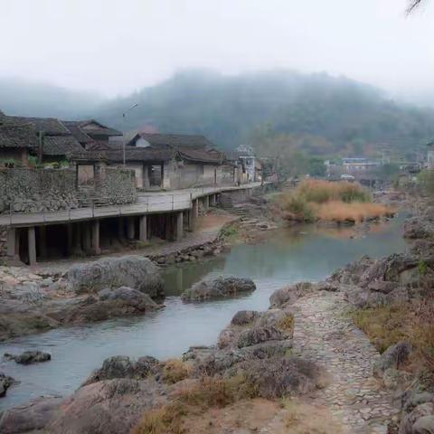 烟雨入画——梅林镇梅林村