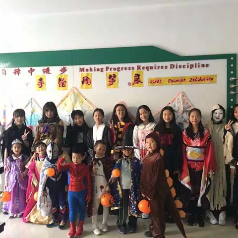 镇江枫叶万圣节~~学生会糖果大派送，Trick or treat