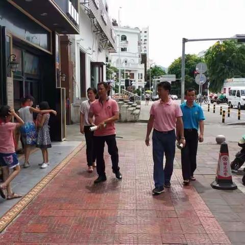 市司法局巡查光明社区创文巩卫工作