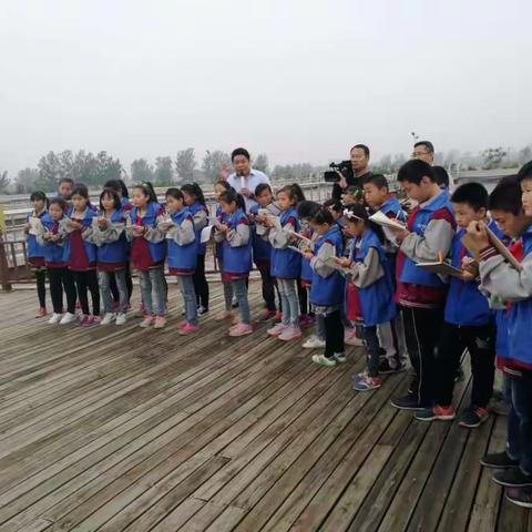 打造碧水蓝天，我们在行动！——开发区北城周集小学组织学生参参观聊城市新水河污水处理厂