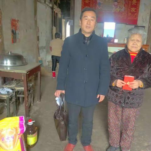 春节送温暖——乐平接渡中学党支部开展学雷锋志愿服务活动