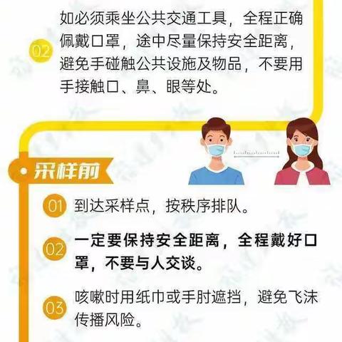 城角街小学防疫小课堂——一分钟看懂核酸检测注意事项