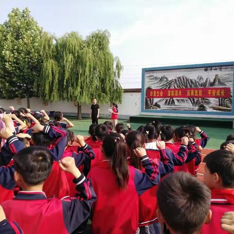 珍爱生命 预防溺水——向城镇泇头小学防溺水安全教育系列活动