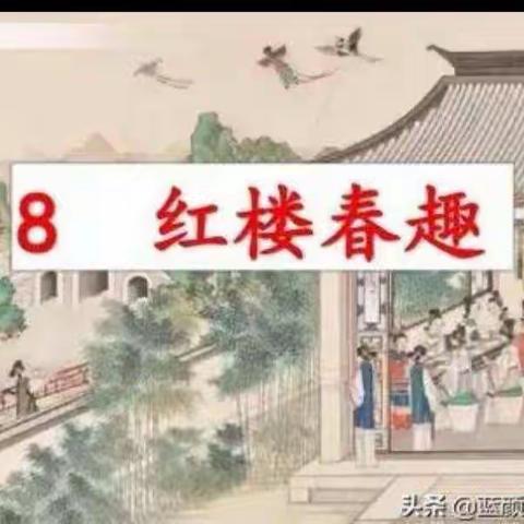 五年级下册第八课《红楼春趣》导学案