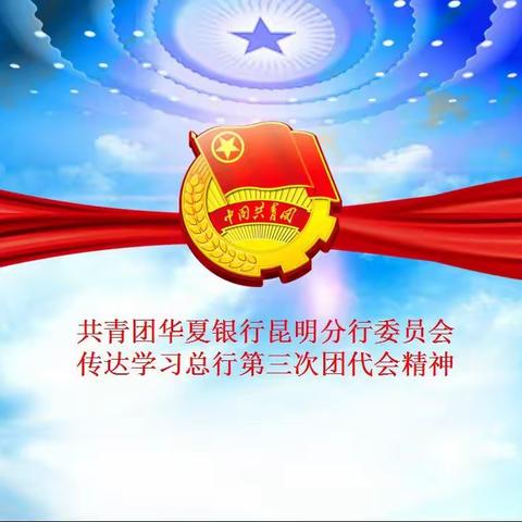 昆明分行召开传达学习共青团华夏银行第三次代表大会精神会议