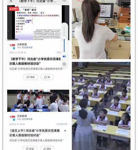 临北中心小学组织教师参加河北省“小学优质示范课展示暨人教版教材培训会”系列专题活动