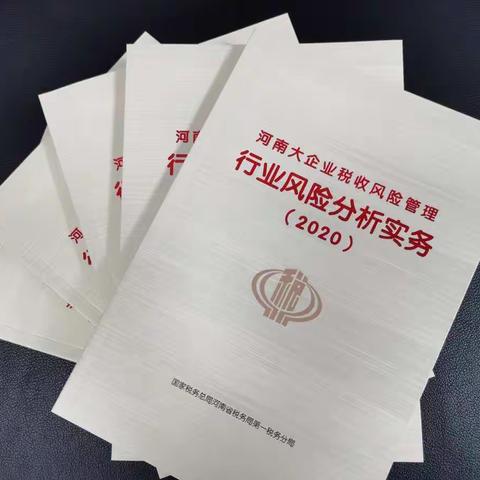 河南大企业局组织编印《河南大企业税收风险管理行业风险分析实务》