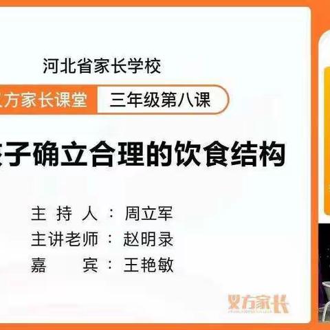 合理饮食保身体健康，三邱小学三年级学生及家长观看情况！