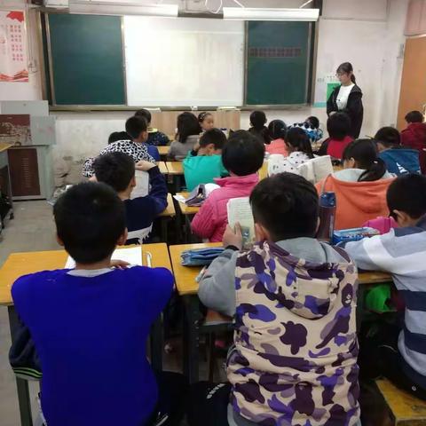 夏庄小学实习教师听评课活动