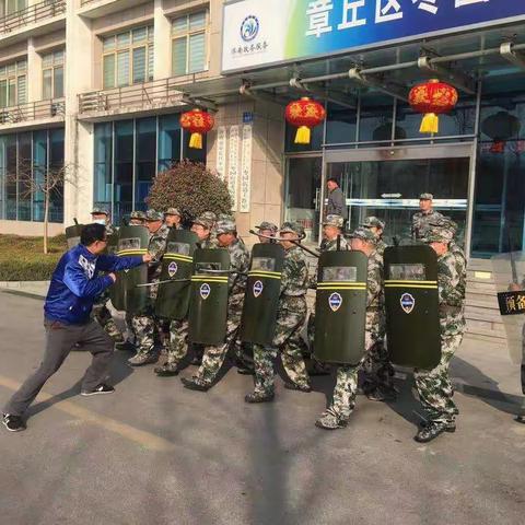 【商贸新城·活力枣园】春节不忘战备––枣园街道人武部组织节前战备演练