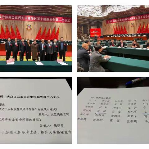 民盟高陵支部政协会上忠诚履职