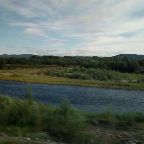 满洲里到阿尔山的路上