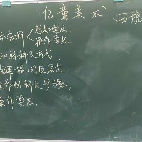 沙洋商业幼儿园亿童美术培训学习活动