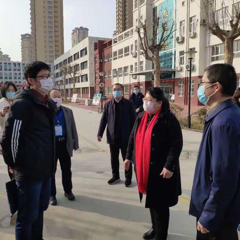 【德州东城小学】德州市教育和体育局督察小组到我校督导检查疫情防控工作