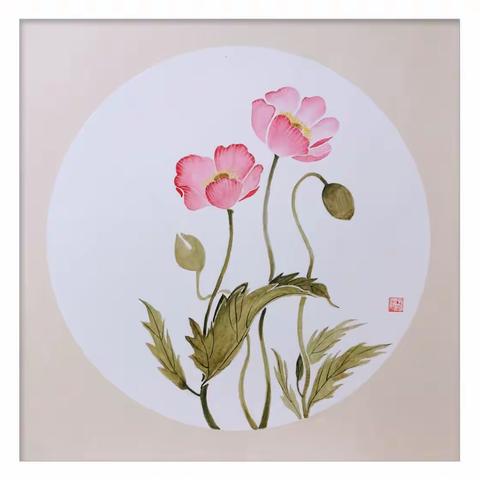 国画习作（没骨）