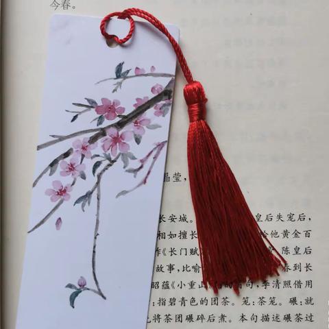 花气湿书签，琴风入画帘。​——国风手绘书签