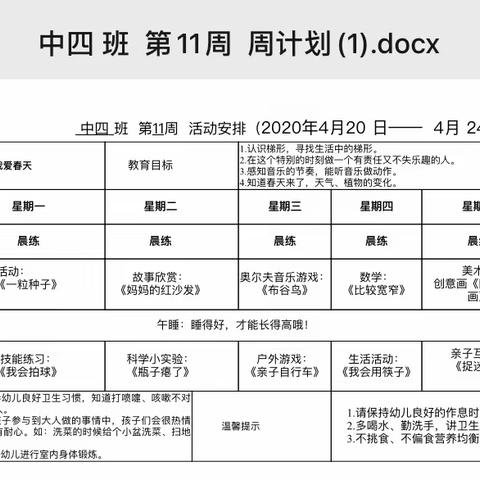 “停课不停 学，亲子陪伴成长”枣庄市实验幼儿园中四班（十二）