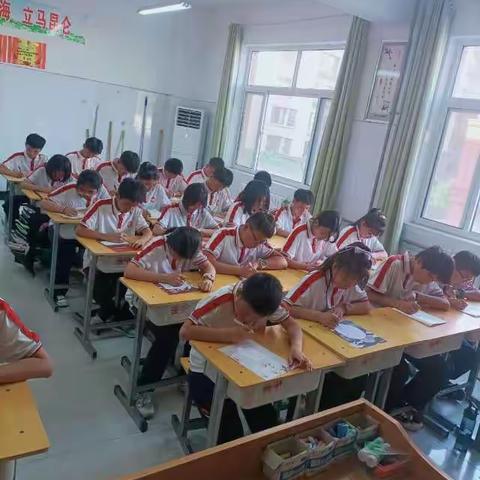善国中学初中部——七年级举行“墨香飘校园”书法大赛