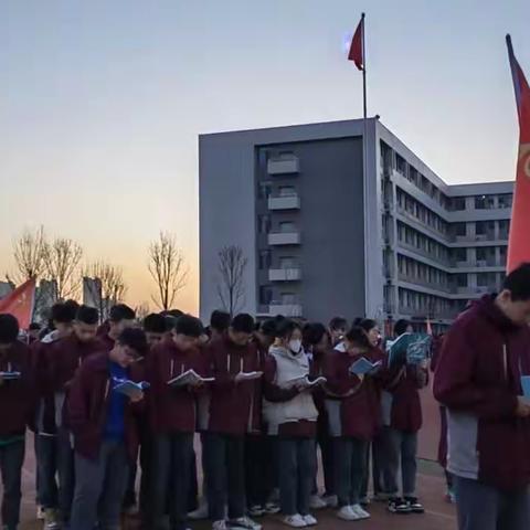 九年级八班学习日常