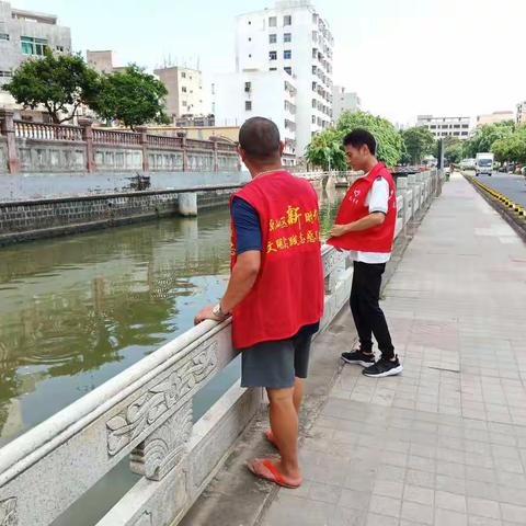 凤翔街道桂林社区开展美舍河巡查志愿服务活动