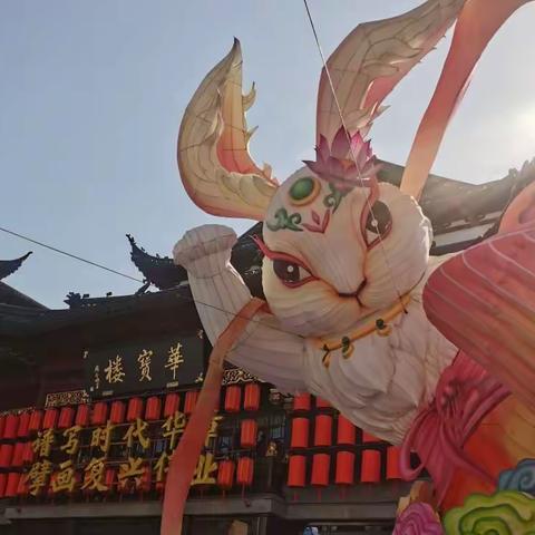 2023.1.31今天是老公生日也是正月初十，去豫园看看白天的“灯展”那里还有很浓的年味