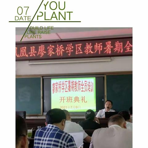 学习是最美好的遇见——记凤凰县廖家桥学区暑期全员培训第一阶段