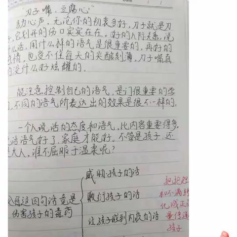 敦煌市第二中学七（2）班《不输家庭教育》“良好的沟通成就良好的家校关系”，读书感悟分享