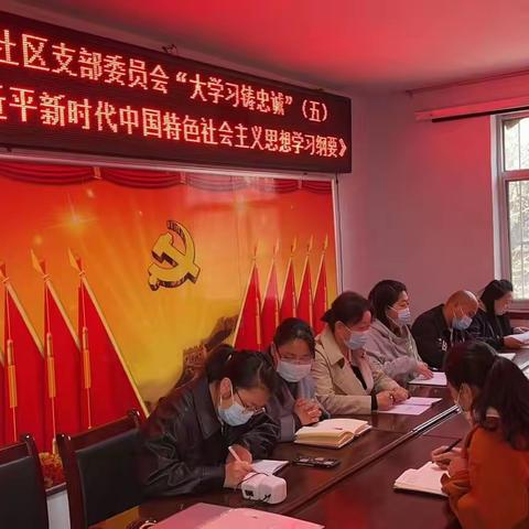 玉屏山社区3月11日工作动态