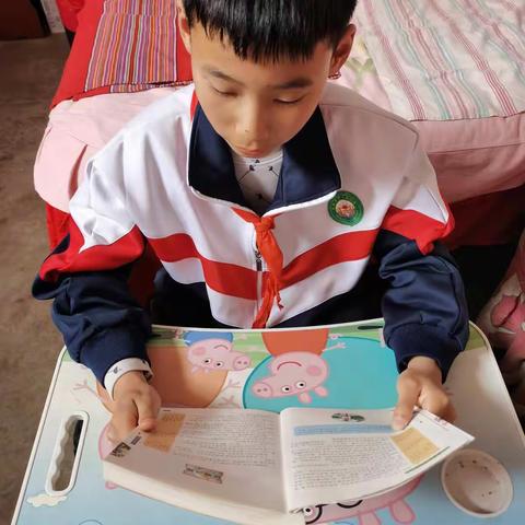 书香伴我战疫情                ——殷都区安丰乡下天助小学阅读掠影
