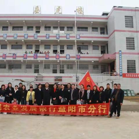益阳市分行党员及青年志愿者走进村小学“学雷锋，献爱心”