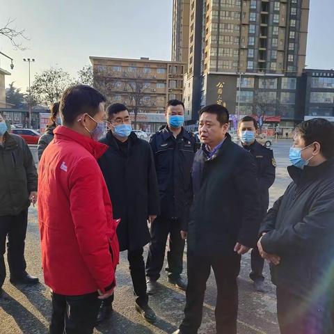 碑林区副区长张武检查督导长乐坊街道大气污染防治工作