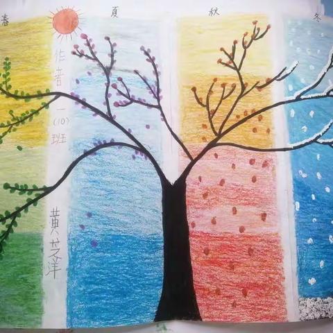 童眼看四季，妙笔话春秋——实验小学一（10）班仿《四季》汇编