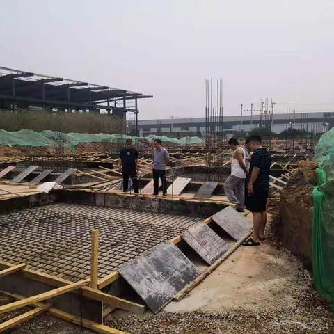 7月22日，区政府督查室继续对拓发电力器材项目清表施工进度情况进行督导检查