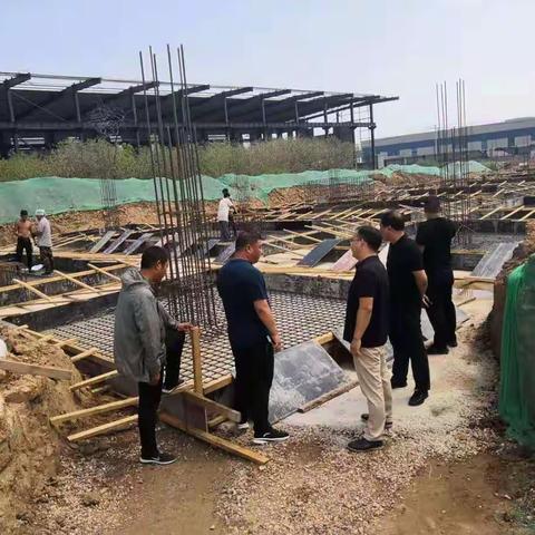 7月23日，区政府督查室继续对拓发电力器材项目清表施工进度进行督导检查