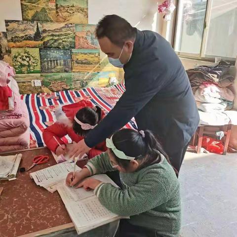 郭家河小学开展寒假“千人大走访”活动动