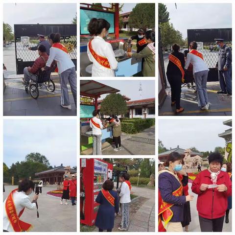 【园林局】国庆期间赵苑公园加强文明游园引导  提供热情服务