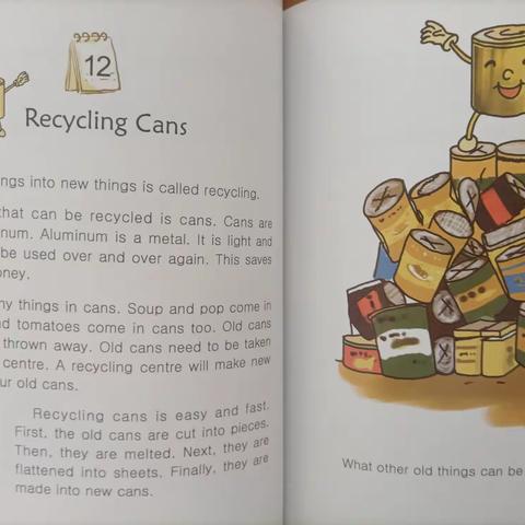 6-12 recycling cans