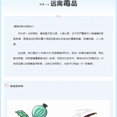 师大滨海附校“大手拉小手”家校禁毒宣传月系列活动展示