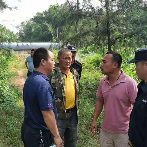 临空经济区水系整治项目儒范段开展保障性施工