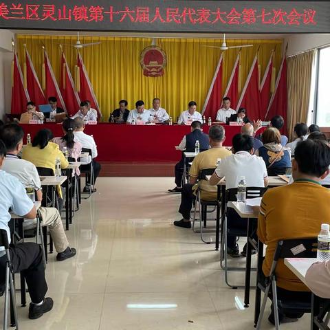 美兰区灵山镇召开第十六届人民代表大会第七次会议