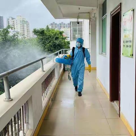 海南省银行学校开展校园传染病防控系列活动。