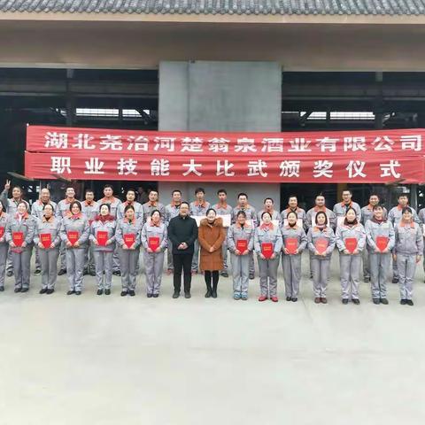 尧治河酒业第二届职业技能大比武颁奖啦