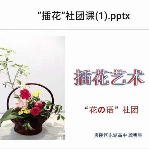 指尖绽放——东湖高中"花之语"社团活动剪影