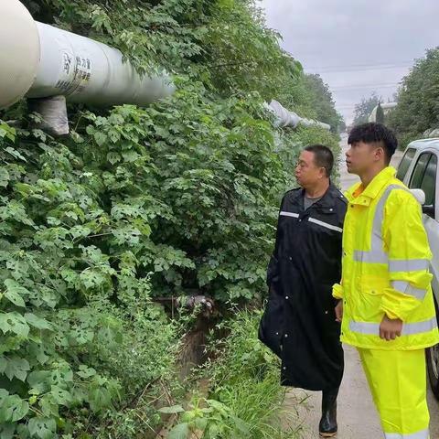 偃师华润热力|让党性在防汛一线熠熠生辉