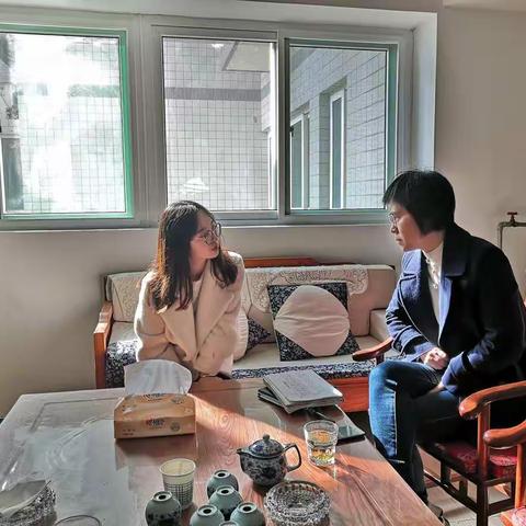 东关南街街道武装部部长张娜走访辖区重点企业