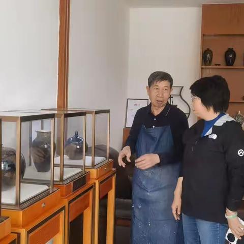 平城区委常委宣传部部长张文娟 平城区文旅局局长杨佳宁等莅临马家小村魏唐陶艺 百工造办工艺美术品工作调研