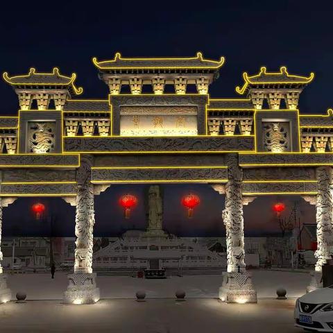 中国年，铜梁龙，武陟夜，就在青龙宫